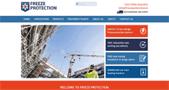 Desktop Screenshot of freezeprotection.ie